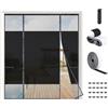 EFUTURETIME Zanzariera Porta Magnetica 160 x 222 cm, Protezione della Privacy e Anti Zanzare, Zanzariere Magnetiche per Porte Finestre in Poliestere, Senza Fori