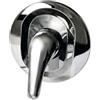 MP-SHOP IT Miscelatore ad incasso per doccia monocomando | Colore argento | Completo di corpo incasso | Classico | Acqua Calda e Fredda | Stile Classico | Ottone Cromato |Kit Completo Installazione Facile