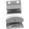 UKCOCO 2 Pezzi Guida Inferiore Porta Doccia in Vetro per Porte Scorrevoli Paraurti Fermaporta per Box Doccia Accessori di Ricambio per Montaggio Pavimento Compatibile