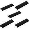 SOTECH 5 maniglie per mobili Blanket Jane 150 mm nero BA 96 mm Maniglie per mobili per il montaggio sul lato interno del frontale incl. viti di fissaggio