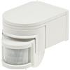 Chilitec - Sensore di movimento a 180 °, IP44, colore: Bianco