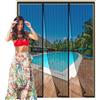 LXZHPA Zanzariera Magnetica per Porta Su misura,Tenda Anti Insetti,Doppia Apertura Laterale con Ganci Laterali,Tenda Con Calamita Anti-Zanzare,Chiusura Automatica,per Porte Scorrevoli Balcone