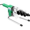 Duoruameng Saldatrice a manicotto, 1500 W, con display digitale, saldatrice professionale per tubi con 6 teste di taglio, saldatrice per tubi PPR/PE/PP/HDPE/PPC
