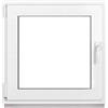 Framex Finestra per cantina Finestra in plastica Bianco Larghezza x Altezza 80 x 80 cm (800 x 800 mm) 2-vetri (32 mm) girevole e ribaltabile DIN sinistra 4-camere Profilo 58 mm incluso maniglia