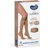 DESA PHARMA Srl Sauber Gambaletto Open Toe 140 Denari Maglia Liscia Neutro Beige Taglia 3
