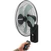 Wintem - Ventilatore a Muro Professionale 60W - Sistema a 8 Velocità Ultra-Precise - Timer 9h e Controllo Remoto - Diametro 40cm - Inclinazione 30° e Oscillazione 120°