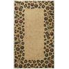 Wecon Home Tappeto bagno WECONhome Catwalk, animal print vintage, fondo TPR antiscivolo, lavabile 30 °C, certificato OEKO-TEX® (70 x 120 cm, sabbia giallo)