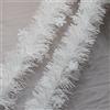 WANYIG Ghirlanda natalizia da 10 m, colore bianco, decorazione natalizia, per interni ed esterni, con fiocchi di neve, per balconi, ringhiere per scale, giardino, camini, porte, parete (A#)