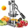 FOHERE Spremiagrumi Manuale Professionale a Leva, Spremi Melograno, Arance e Limoni in Acciaio Inox e Ghisa, Pressa Agrumi per Casa, Bar e Ristorante