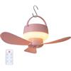 Generico Ventilatore Da Soffitto A Batteria - Combo Luce Ventilatore Ricaricabile, Di Circolazione 'aria A 3 Velocità, Unità Di Raffreddamento Portatile | Dispositivo Per Flusso D'aria A Soffitto