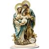 Milageto Decorazione Sacra Famiglia 2D, Ornamento Natalizio, Centrotavola da Collezione, Insegna Acrilica, Decorazione Religiosa per la Casa, Ufficio, 11.5 X 20 Cm