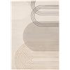 RugVista Amphi, Tappeto, Moderni, 160 x 230 cm, Rettangolare, Pelo medio, Soggiorno, Camera da letto, Lavabile solo a secco, oeko_tex_100, Beige/Giallo
