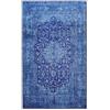 Wecon Home Tappeto bagno WECONhome Ralph, design vintage orientale, fondo antiscivolo, lavabile 30 °C, certificato OEKO-TEX® (70 x 120 cm, blu multicolore)