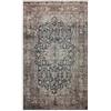 Wecon Home Tappeto bagno WECONhome Ralph, design vintage orientale, fondo antiscivolo, lavabile 30 °C, certificato OEKO-TEX® (55 x 65 cm, beige grigio)
