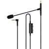 HansnBy Boompro - Microfono Boom per controller Playstation PS4 o Xbox One, PC, compatibile con Sennheiser HD598, HD598 SE, HD518, HD598 Cs, SR, HD599 cuffie con controllo del volume (150 cm)