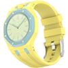 GIOPUEY Cinturini Compatibile con Swatch Royal Pop, Morbido Silicone Cinturino [Resistente all'Usura] [Traspirante] - Yellow