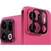 QJONSIU Compatibile con Oppo Find X9 Pro Pellicola Fotocamera, 2 Pack Camera Protezione Lente Pellicola, Metallo in Lega di Alluminio, Antigraffio-Nero