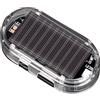 Generico Luce di Allarme Solare per Automobile | Ricaricabile a Energia Solare Antifurto | Luce di allarme simulata a LED per autovetture | per Berlina, Camion, Caravan, Garage, Parcheggio Notturno, Bordo Stra
