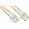 Link LKSCSC2502 - Cavo Fibra Ottica SC-SC Multimode Duplex OM2 50/125 µm - Lunghezza 2 Metri, Connessione Alta Velocità per Reti Fiber