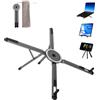 SERYUUT Supporto Laptop 3 in 1,Pieghevole Regolabile Supporto Notebook Supporto MacBook Stand Laptop Ergonomico in Alluminio Magnetico Portatile per Scrivania Ufficio Viaggio Auto Aere