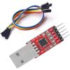 Helweet UART-TTL USB Adattatore, Convertitori da USB a TTL CP2102, Modulo Convertitore Seriale usb a ttl uart, UART Convertitore Adattatore, Strumento di Debug Seriale con Cavo di Collegamento