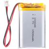 ELLENNE - BATTERIA LIPO DIY 103048-3,7V DC 1.500mAh CONNETTORI 2P-PH - PROTEZIONE SOVRACCARICO, SCARICAMENTO ECCESSIVO E CORTOCIRCUITO