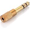 Brrnoo Adattatore per Cuffie Convertitore 3 5 mm Femmina a 6 35 mm Maschio per Chitarre Elettriche Microfoni e Alta Conducibilit e Design Robusto per Professionisti e Hobbyist