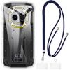 Shantime Custodia TPU con Tracolla/Collana a Spalla Compatibile con Ulefone Armor Mini 20T Pro, Cover Protettiva Antiurto con Laccio Regolabile