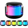 PIJJWY Cassa Bluetooth,Portatili Altoparlanti Wireless da 5W Bluetooth 5.2 con Audio Stereo, 24 Ore di Autonomia, IP7 Impermeabile Speaker Bluetooth,RGB Luci,Micro SD e Funzione TWS Accoppiamento,AUX, TF