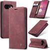 Phernykas Custodia a Libro Portafoglio per Google Pixel 10a, Cover Flip in Ecopelle con Porta Carte, Chiusura Magnetica e Protezione Anticaduta, Custodia Telefono Libretto per Pixel 10a, Vion-rosso