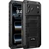 seacosmo Cover iPhone 17 Pro Impermeabile IP68, 360° Militare Antiurto e Antipolvere, Subacquea, Custodia iPhone 17 Pro con protezione schermo e copertura fotocamera integrata, Nero
