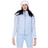 LEONE PIUMINO DONNA SANCRATO CAPPUCCIO NEVER WITH 153 BLUE FOG Giacca