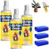 Generico Detergente per piante e fiori artificiali, spray per piante in seta per pulizia profonda, spray per piante in seta senza salviette, adatto per piante e fiori artificiali (2PC)
