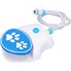 Dpofirs Fontana per Animali Domestici da Esterno, Distributore Automatico di Acqua per Cani con Tubo Flessibile, Abbeveratoio a Pedale Attivato per Cani e Gatti