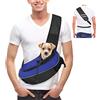 Gloppie Trasportino Gatto Taglia Piccola Borsa Regolabile Tracolla Cane Animali Domestici Marsupio Sacchetti Cane Borsa da Viaggio Passeggino Ideale per Gatti/Royal Canin Puppy, Blu Klein - S