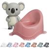 DOCARI Baby Potty in rosa - Trainer igienico ergonomico da 1 anno: a misura di bambino, leggero e portatile - Vasino per bambine perfetto per andare in giro e a casa - Educazione al vasino sicura
