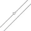 Bling Jewelry 150 Gauge Forte .925 Argento Sterling Shot Bead Catena Collana A Sfere Per Gli Uomini Lobster Claw Clasp 20 Pollici Made In Italy