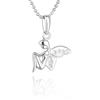 fish Collana Per Bambini In Argento 925 Con Pendente Angelo Per Ragazzi E Ragazze