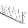 Generico Dissuasori piccioni in Acciaio Inox 304 MT. 1,00 con spilli di Altezza 10 cm - Conf. da 5 pz.