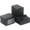 CQJFCYBRA Compatibile Con Panasonic, Caricabatteria Agli Ioni Di Litio VW-VBT380 Da 3900 MAh, For HC-WZX1 WZX2 VX2 VX1 WZXF1 WXF991 WXF995 VX11 VX870(2 Battery 1 Charger)