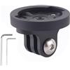 Shurhome Adattatore supporto per bicicletta per computer/fotocamera/luce - Supporto regolabile con base sicura per fotocamera bicicletta adattatore