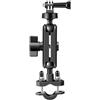 PURPLELILY Supporto per fotocamera da moto, antiscivolo, staffa fissa per manubrio/M10/supporto per specchietto retrovisore multifunzione