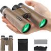 NEYLANG Binocolo compatto per adulti 12x32 ad alta potenza, binocolo tascabile per il birdwatching, impermeabile con lenti BAK4 FMC, leggero e utilizzabile con una sola mano
