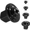 YHDD Set di Adattatori per Bussole a Impatto a Basso Profilo, da 1" a 3/4", da 3/4" a 1/2", da 1/2" a 3/8", da 3/8" a 1/4" - Design Magnetico, Compatibile con Bussole/Chiavi/Trapani a Batteria - 4 Pezzi
