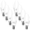 YIIFELL Lampadine LED E14, Lampadina E14 Luce Calda 3000K 5W (Equivalenti A 40w) 400LM 3000K 220-240V, Angolo A Fascio 220 °, Non Dimmerabile, Per Soggiorni, Corridoi, Camere Da Letto,8 Pezzi (Luce Calda)