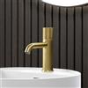 Fortis Brera Grip rubinetto lavabo, 7G20500BG, Brera Grip oro spazzolato [Rubinetteria Bagno > Rubinetteria Lavabo]