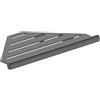 hansgrohe AddStoris S mensola doccia, 41761340, AddStoris S nero cromato spazzolato [Accessori Bagno > Mensole Doccia]