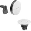 hansgrohe Exafill copertura per set scarico e troppopieno con funzione di riempimento, 58119340, Exafill nero cromato spazzolato/bianco [Vasche da Bagno > Ricambi per Vasche da Bagno]