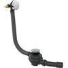 hansgrohe Exafill set scarico e troppopieno con funzione di riempimento set completo, per vasca speciale, 58130000, Exafill cromo [Vasche da Bagno > Ricambi per Vasche da Bagno]