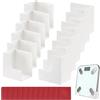 PH PandaHall 12pz Bianco Porta Bilancia Montaggio Parete Organizzatore Peso Bilancia Porta Supporto per Parete Plastica Rack Staffa per Bilance Peso Corporale